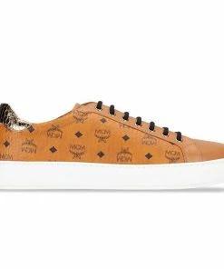 MCM Women's Visetos Low-Top Sneakers SHOES