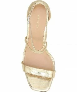 Via Spiga SHOES Sabinne Snake-Embossed Block-Heel Sandals