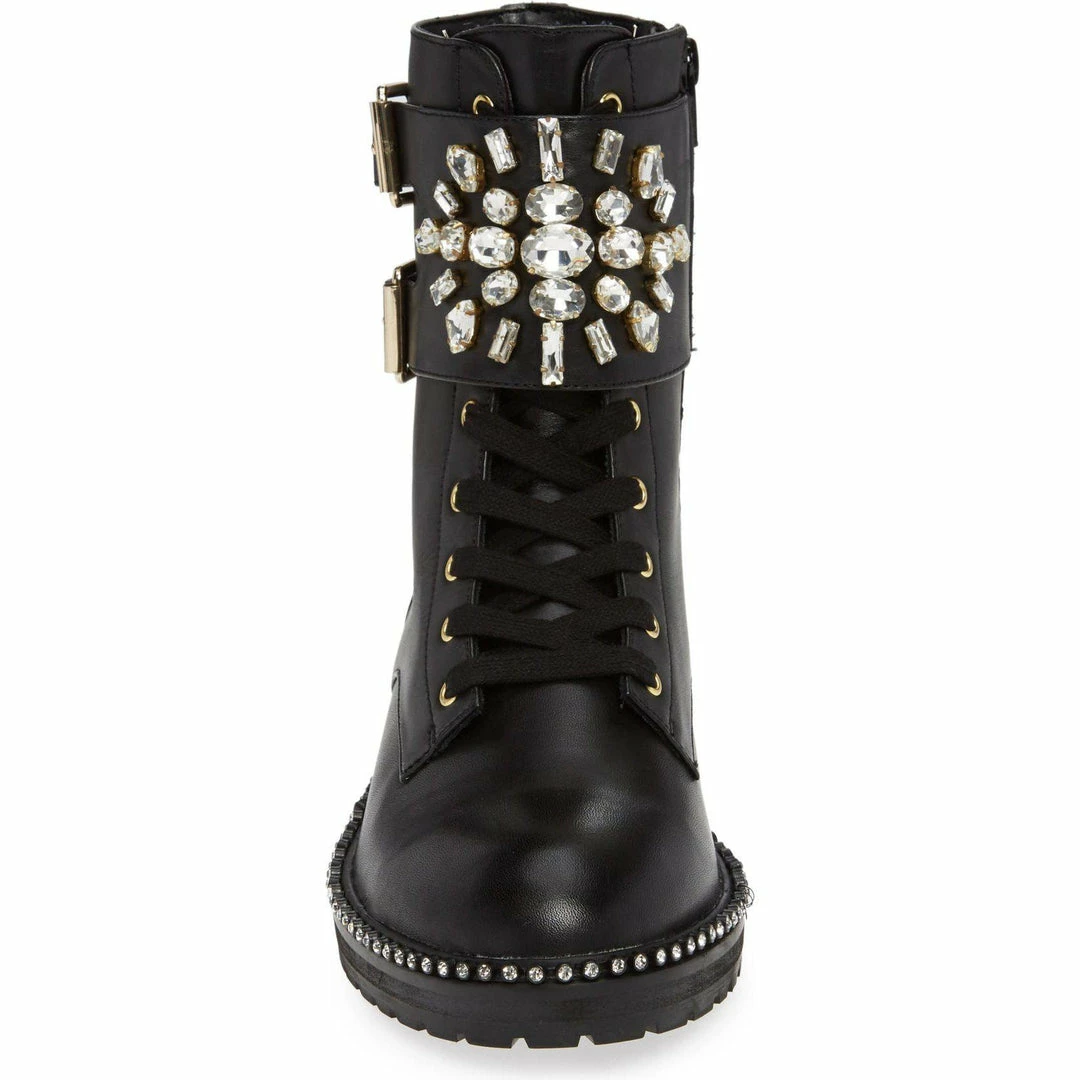 Kurt Geiger Stoop Embellished Combat Boots 6 Kurt Geiger Stoop Embellished Combat Boots