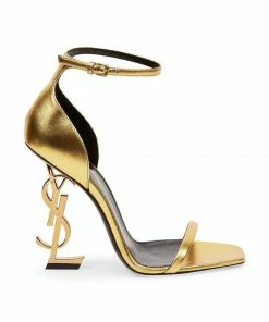 Saint Laurent SHOES Opyum Logo High Heel Sandals