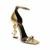 Saint Laurent SHOES Opyum Logo High Heel Sandals
