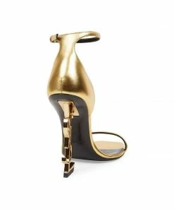 Saint Laurent SHOES Opyum Logo High Heel Sandals