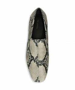 Via Spiga Baudelaire Embossed-Leather Loafers Brown