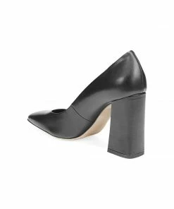 Via Spiga Beatrice Square-Toe Block-Heel Pumps