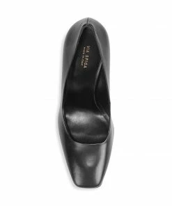 Via Spiga Beatrice Square-Toe Block-Heel Pumps
