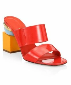 Salvatore Ferragamo SHOES Lotten Patent Leather Sandals