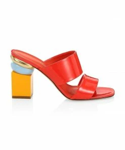 Salvatore Ferragamo SHOES Lotten Patent Leather Sandals