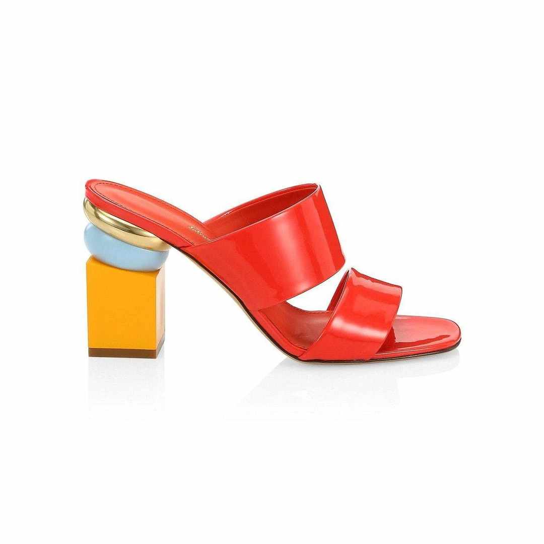 Salvatore Ferragamo SHOES Lotten Patent Leather Sandals 4 Salvatore Ferragamo SHOES Lotten Patent Leather Sandals