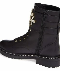 Kurt Geiger Stoop Embellished Combat Boots 11 Kurt Geiger Stoop Embellished Combat Boots