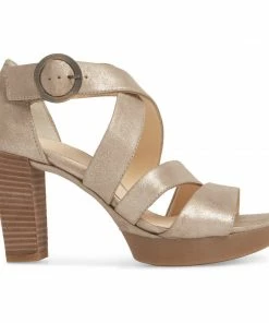 Paul Green Riveriera Crisscross High-Heel Platform Sandals