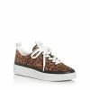 Via Spiga V-Mae Leopard Print Platform Sneakers SHOES