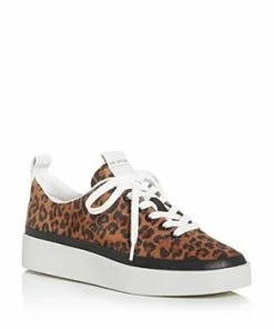 Via Spiga V-Mae Leopard Print Platform Sneakers SHOES