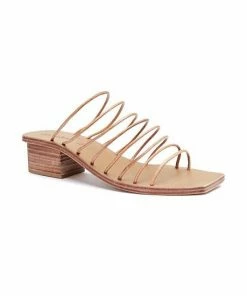 St. Agni Ines Strappy Square-Toe Sandals SHOES