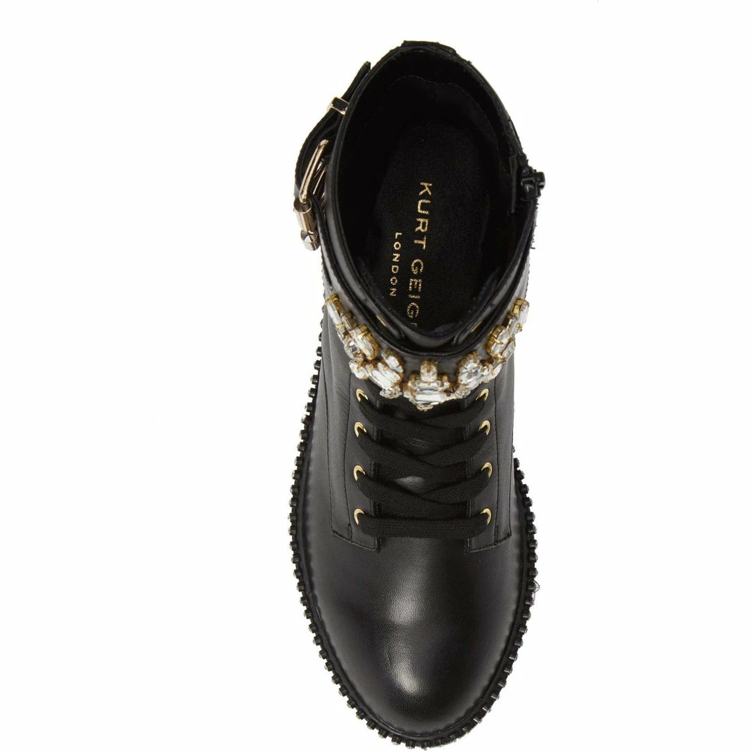 Kurt Geiger Stoop Embellished Combat Boots 5 Kurt Geiger Stoop Embellished Combat Boots