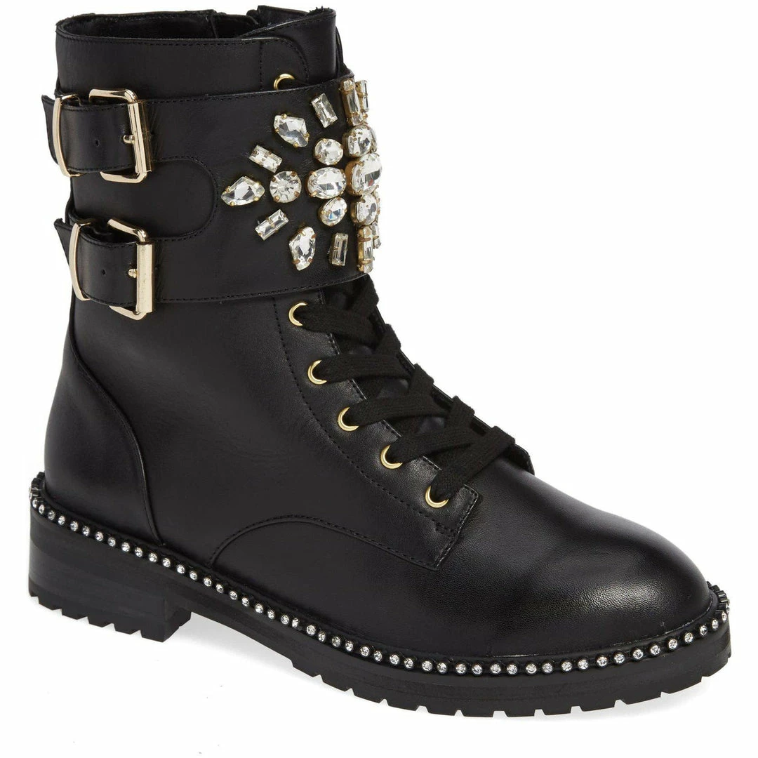 Kurt Geiger Stoop Embellished Combat Boots 3 Kurt Geiger Stoop Embellished Combat Boots