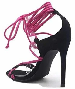 Cape Robbin Knox Lace-Up Heeled Open Toe Sandals SHOES