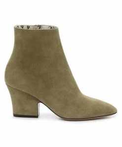 Salvatore Ferragamo Shirin Block Heel Ankle Booties