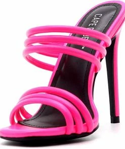 Cape Robbin Kelly Pink Strappy Open Toe Sandal SHOES