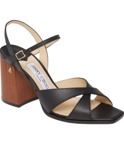 Jimmy Choo SHOES Joya 85 Vachetta Leather Sandal