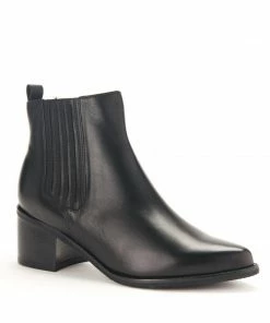 Blondo Elvina Waterproof Leather Block Heel Chelsea Boot SHOES