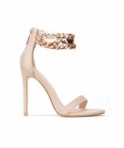 Cape Robbin Chain-Up Stiletto High Heel Sandal SHOES