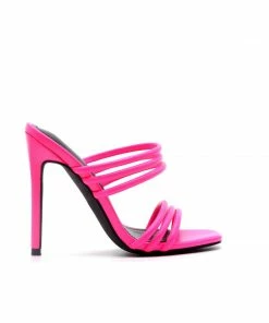 Cape Robbin Kelly Pink Strappy Open Toe Sandal SHOES