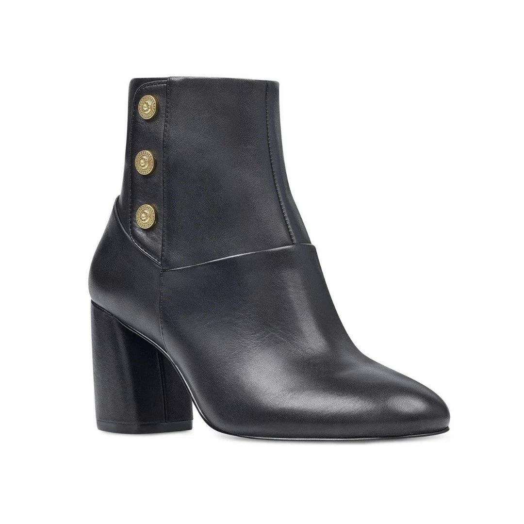 Nine West Kirtley Block-Heel Booties SHOES 3 Nine West Kirtley Block-Heel Booties SHOES