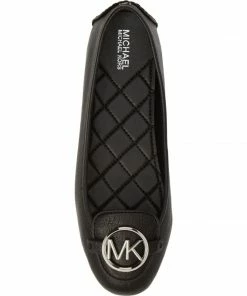 Michael Michael Kors Lillie Logo Embellished Ballet Flats SHOES