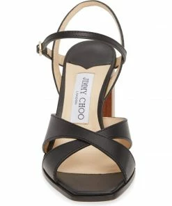 Jimmy Choo SHOES Joya 85 Vachetta Leather Sandal