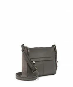 The Sak HANDBAGS Alameda Leather Crossbody Gray