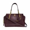 Coach HANDBAGS Border Rivets Mixed Leather Dreamer Satchel