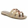 Sam Edelman Bradie Beaded Raffia Slide Sandals
