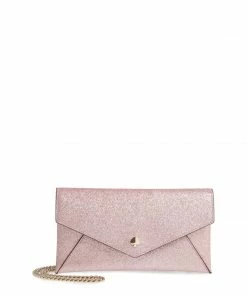 Kate Spade Burgess Court - Glitter Leather Crossbody Clutch HANDBAGS