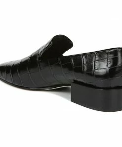 Via Spiga Baudelaire Embossed-Leather Loafers