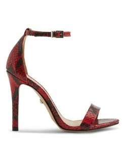 Schutz SHOES Cadey Lee Open Toe Sandal Scarlet