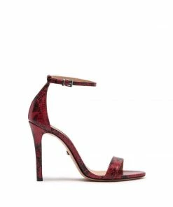 Schutz SHOES Cadey Lee Open Toe Sandal Scarlet