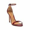 Schutz SHOES Cadey Lee Open Toe Sandal Scarlet