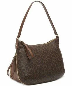 Calvin Klein HANDBAGS Elaine Large Signature Crossbody 9 Calvin Klein HANDBAGS Elaine Large Signature Crossbody