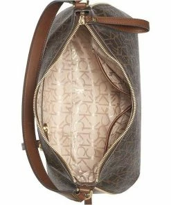 Calvin Klein HANDBAGS Elaine Large Signature Crossbody 10 Calvin Klein HANDBAGS Elaine Large Signature Crossbody