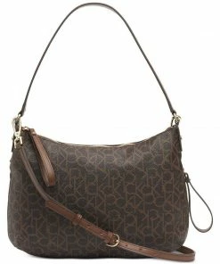 Calvin Klein HANDBAGS Elaine Large Signature Crossbody