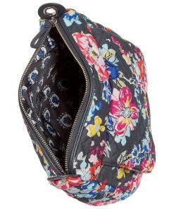 Vera Bradley Carson Mini Shoulder Bag Pretty Posies/Silver HANDBAGS