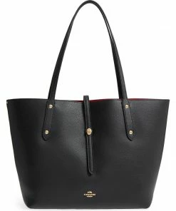 Coach Market Pebbled Leather Large Tote HANDBAGS