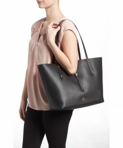 Coach Market Pebbled Leather Large Tote HANDBAGS