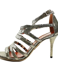 Charlotte Olympia Dazzling Womens Leather Strappy Sandals