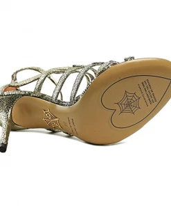 Charlotte Olympia Dazzling Womens Leather Strappy Sandals