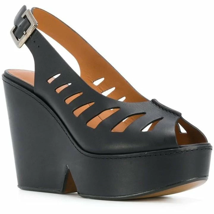 Robert Clergerie SHOES Diane Slingback Platform Wedge Sandals 3 Robert Clergerie SHOES Diane Slingback Platform Wedge Sandals