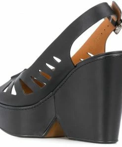 Robert Clergerie SHOES Diane Slingback Platform Wedge Sandals 9 Robert Clergerie SHOES Diane Slingback Platform Wedge Sandals