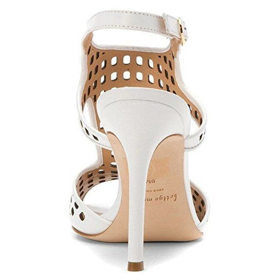Bettye Muller SHOES Divine Cutout Slingback High Heel Sandals 7 Bettye Muller SHOES Divine Cutout Slingback High Heel Sandals
