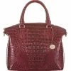 Brahmin Duxbury Croc Embossed Leather Satchel HANDBAGS 1 Brahmin Duxbury Croc Embossed Leather Satchel HANDBAGS
