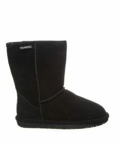 Bearpaw Emma Short Charcoal Suede Boots SHOES